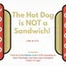The Hotdog is not a Sandwich