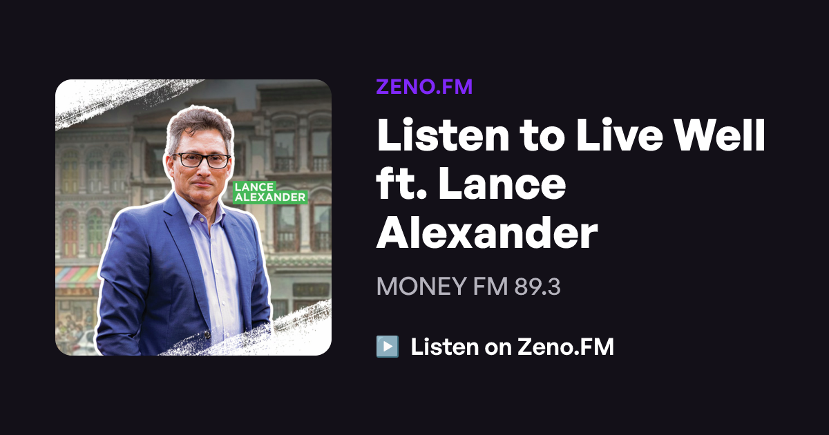 Listen to Live Well ft. Lance Alexander | Zeno.FM