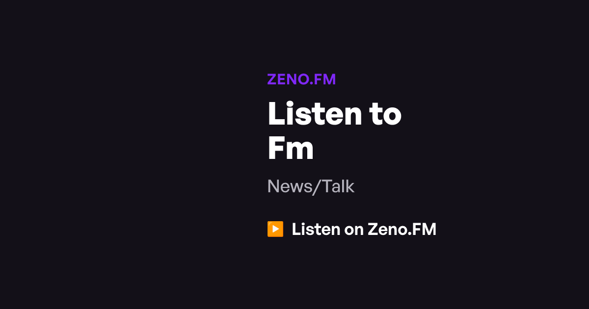 Listen To Fm Zeno FM