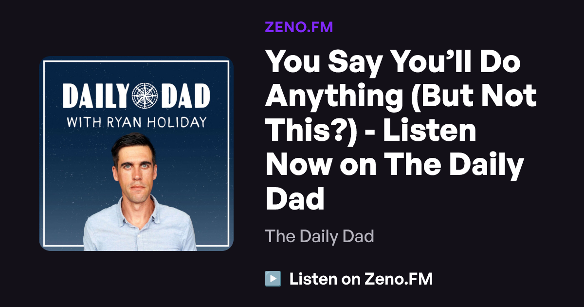 Say Anything Signs You Say You’ll Do Anything (But Not This?) - Listen Now on The Daily ...