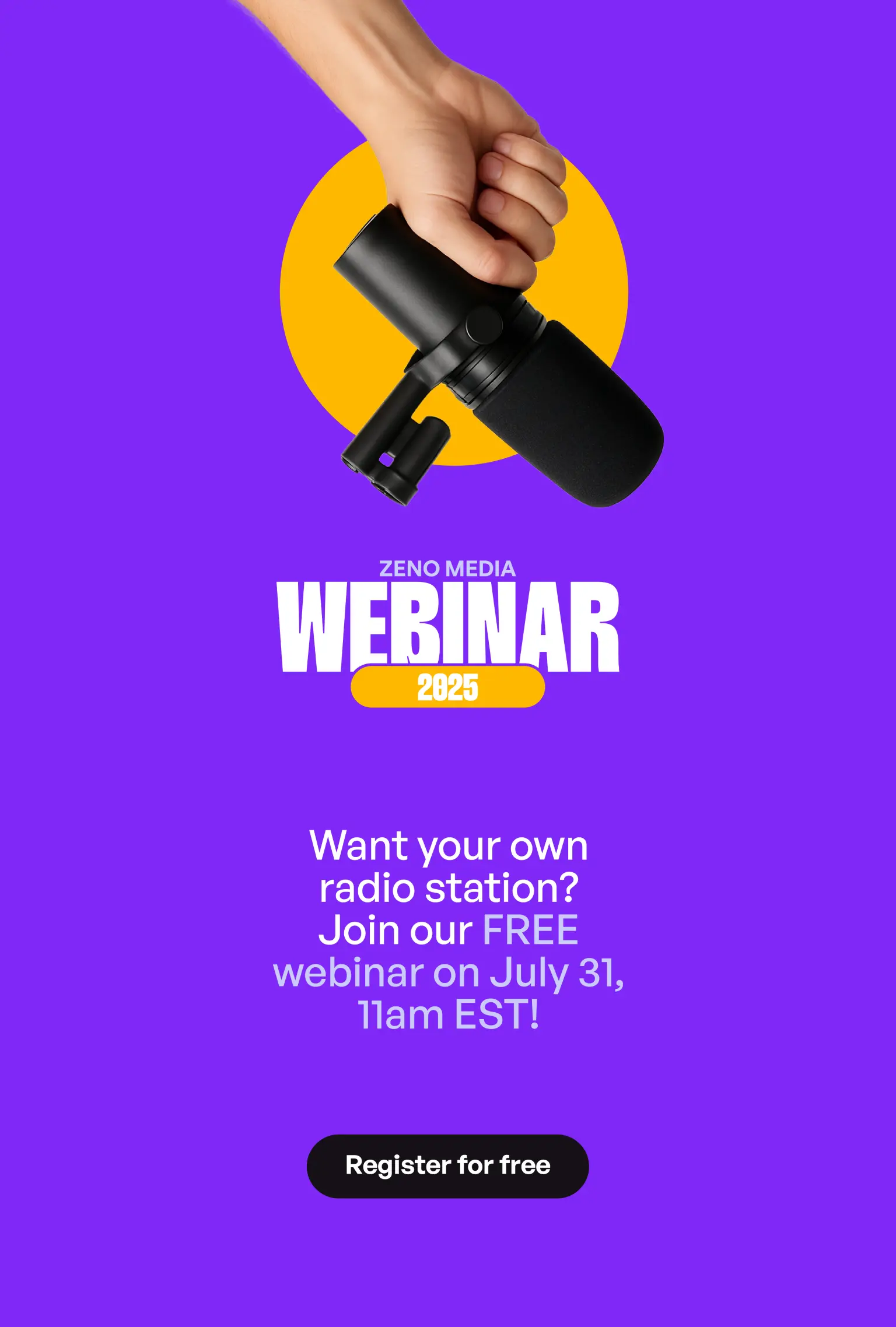 Join our FREE webinar